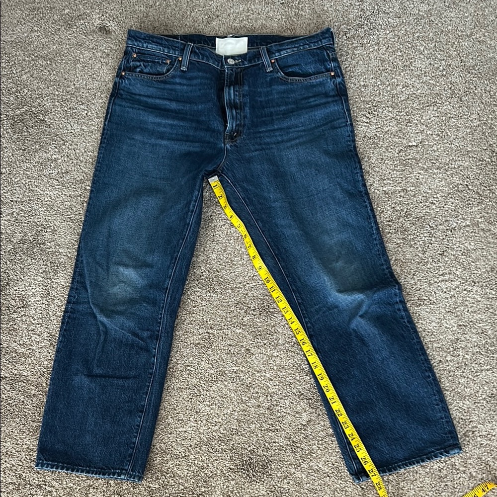 Mother Jeans the Ditcher Zip Flood
